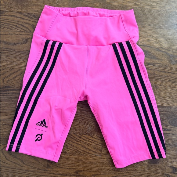 Peloton x Adidas Women's Pink Bike Shorts - Picture 3 of 3